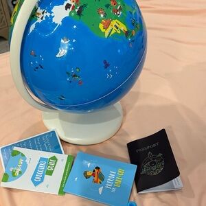 Interactive Blue Globe Learning Toy